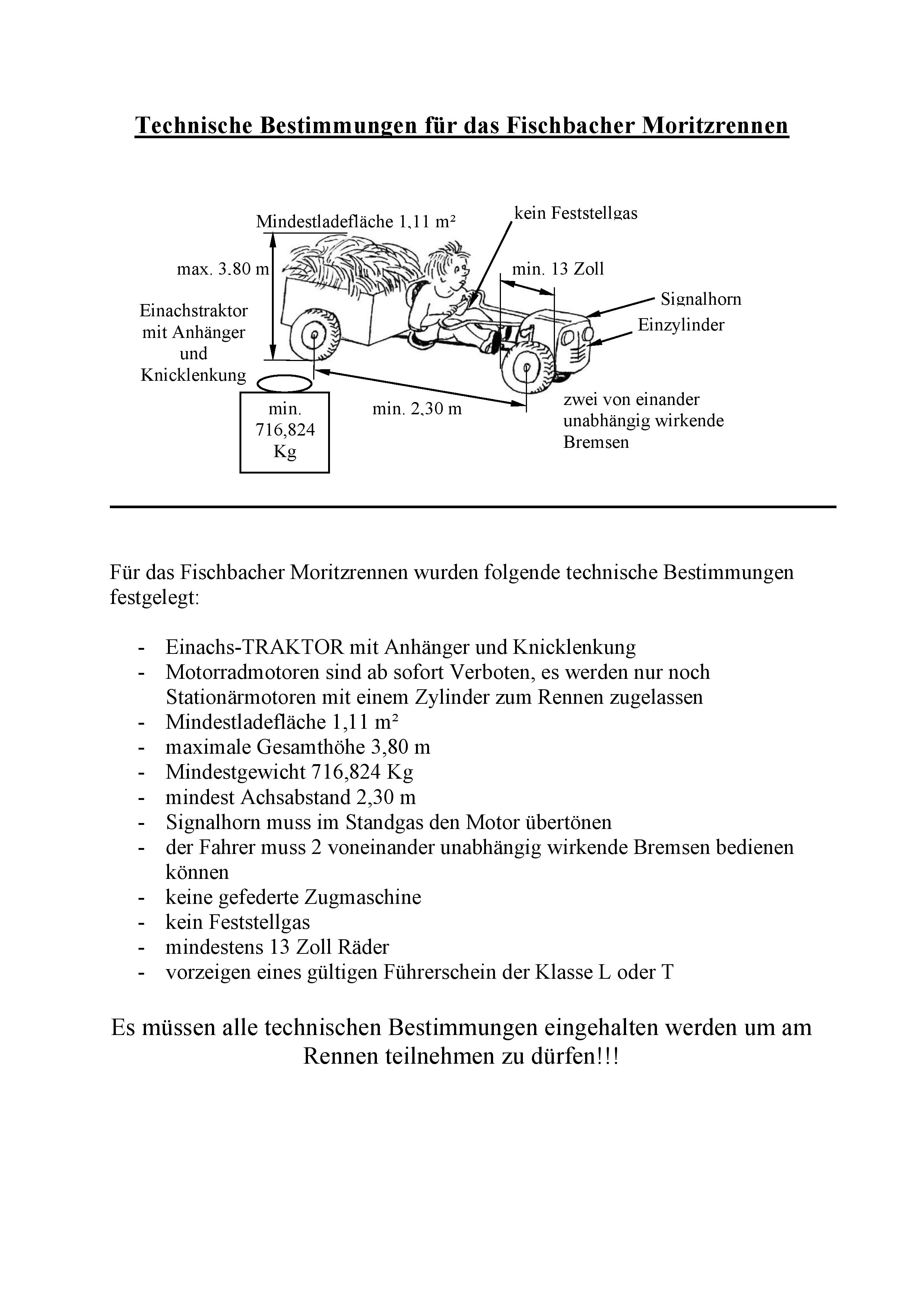 Technische Bestimmungen